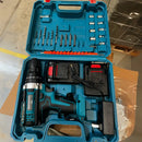 Taladro Percutor Inalámbrico 12V con Kit Completo de Herramientas