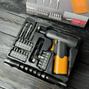 Taladro y Destornillador Eléctrico Inalámbrico con Carga USB