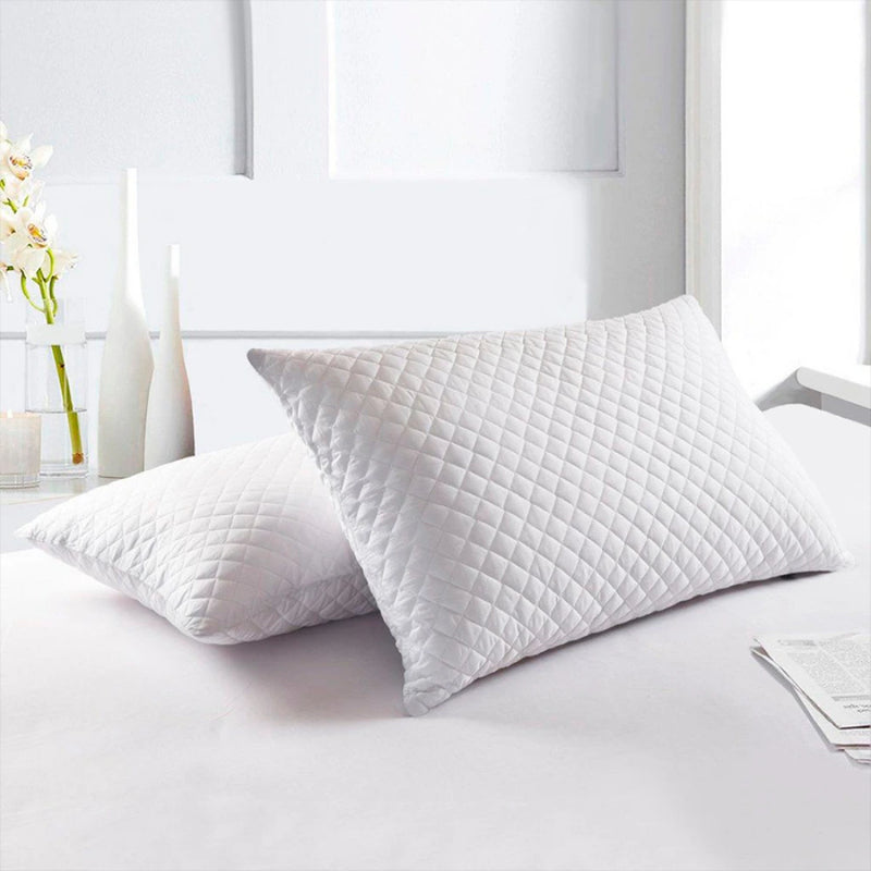 Combo X2 Protectores de Almohada Hipoalergénicos y Antiácaros