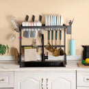 Organizador Seca Platos de 65cm en Acero Inoxidable y Aluminio