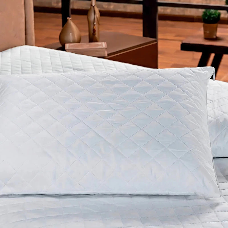 Combo X2 Protectores de Almohada Hipoalergénicos y Antiácaros