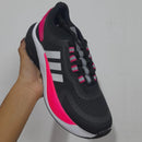 Tenis Adidas Bounce para Dama en Negro y Rosa - Estilo y Confort
