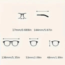 Monturas Metálicas Vintage Cuadradas con Detalles en Negro y Dorado