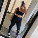 Leggings Deportivos con Detalles de Huecos para Mujer