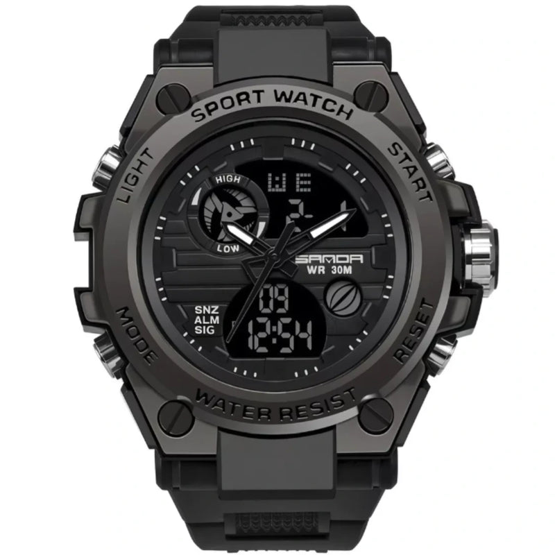 Reloj Sanda 739 Deportivo Resistente al Agua y Duradero