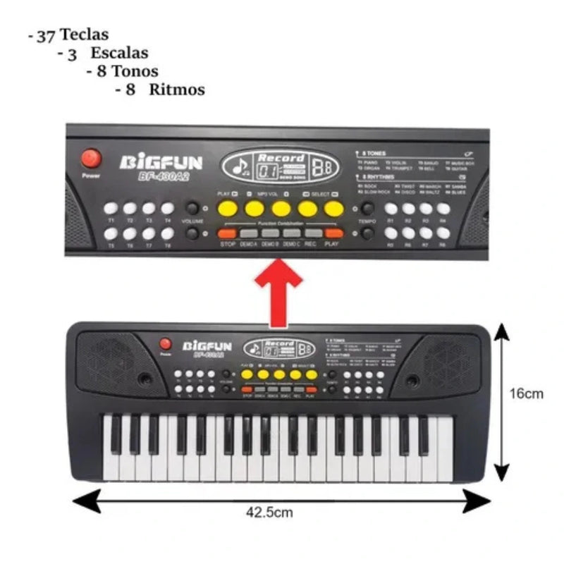 Piano Karaoke Negro para Niños: Diversión y Aprendizaje Musical