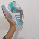 Adidas Bounce Gris Turquesa para Dama: Comodidad y Estilo