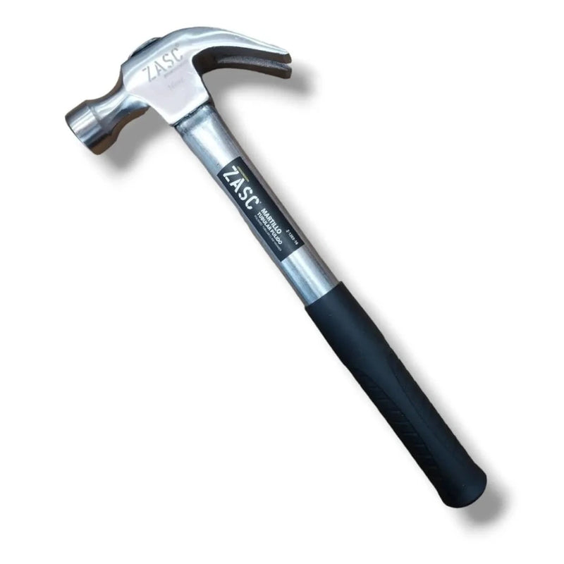 Martillo Tubular Pulido 16oz Zasc con Mango de Goma