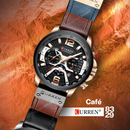 Reloj Curren 8329 Original: Cronógrafo Ejecutivo en Acero y Cuero