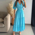Vestido Largo Elegante para Mujer - Estilo Sofisticado y Clásico