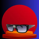 Gafas de Sol Brickell Blanco y Negro – Elegancia Urbana