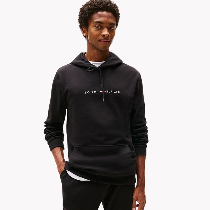 Conjunto Deportivo Tommy Hilfiger Hoodie y Jogger Negro para Hombre