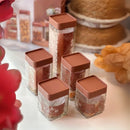 Kit 7 Potes de Vidro com Tampa Hermética Rosé – 500ml a 1300ml