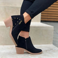 Botín Texas Negro ToryVic para Mujer - Versátil y Elegante