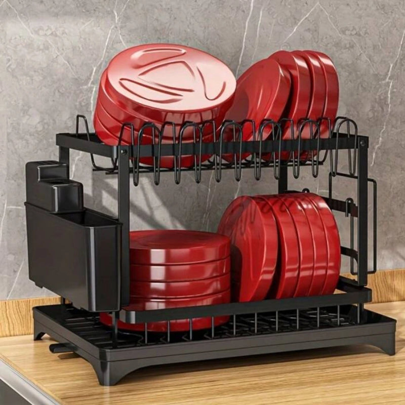 Escurridor de Platos de Alta Calidad TZ - Dos Niveles