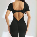 Enterizo Manga Corta Bota Tubo para Mujer - Estilo y Confort