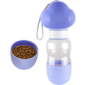 Dispensador Portátil 2 en 1 para Agua y Comida de Mascotas
