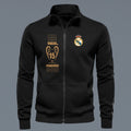 Buzo Cuello Alto Bordado Real Madrid con Bolsillos Frontales