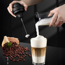 Espumador Batidor de Leche Eléctrico Portátil Con Taza De Vidrio - Bebidas Cremosas al Instante