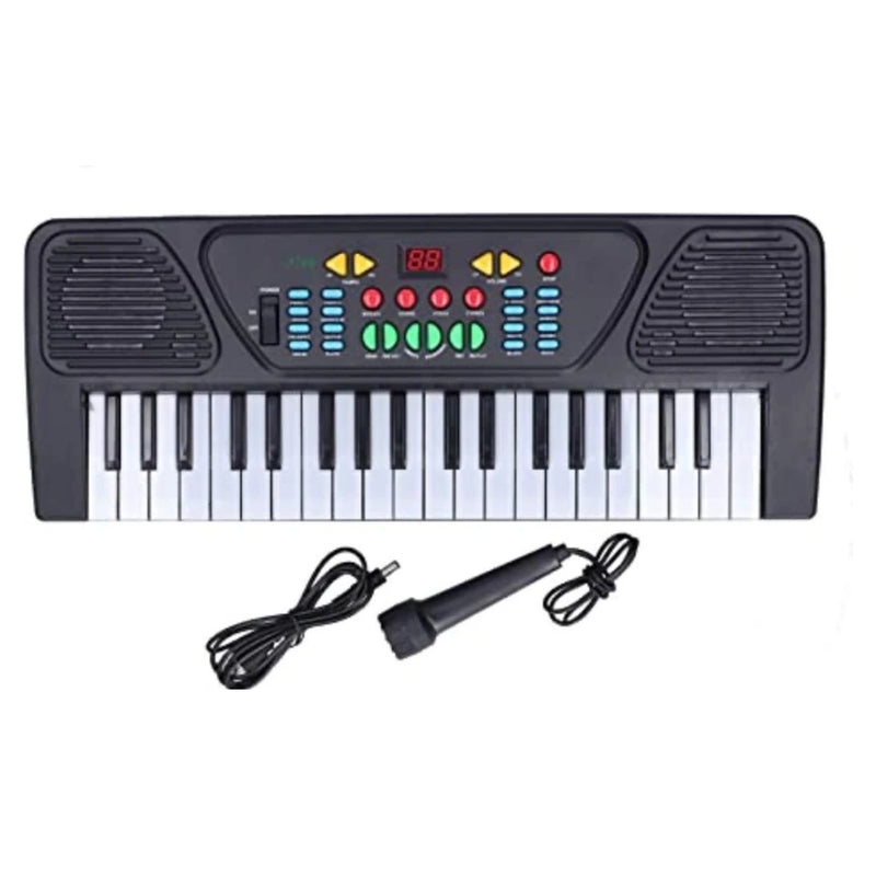 Piano Organeta Portátil 37 Teclas con Micrófono para Niños