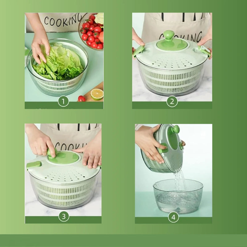 Escurridor y Cortador de Verdura 2 en 1: Eficiencia en tu Cocina
