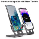 Cargador Inalámbrico de Aluminio 15W con Soporte Ajustable