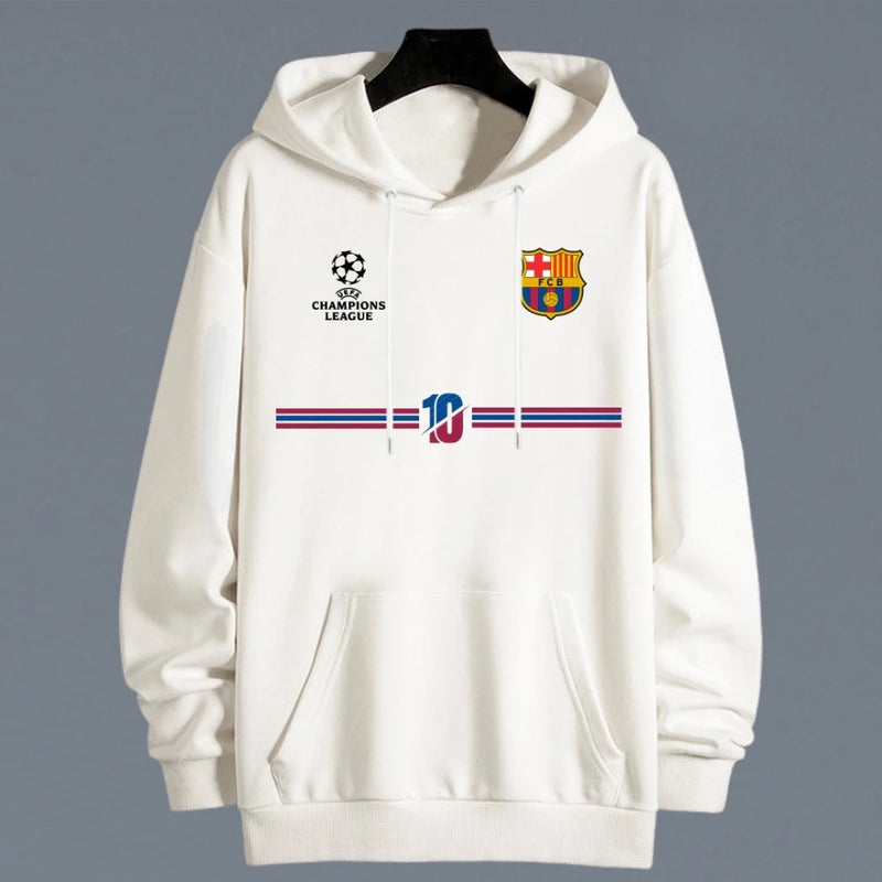 Buzo Unisex Barcelona con Logos Bordados y Diseño Exclusivo