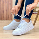 Combo X2 Zapatillas Nike For One Blanco-Negro con Plantillas de Regalo