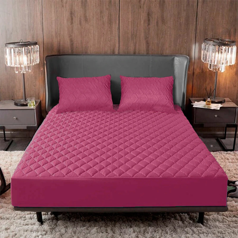 Combo Protector de Colchón Acolchado y Almohada Antifluido