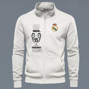 Buzo Cuello Alto Bordado Real Madrid con Bolsillos Frontales