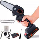 Motosierra Portátil Recargable de Mano 24V en Negro