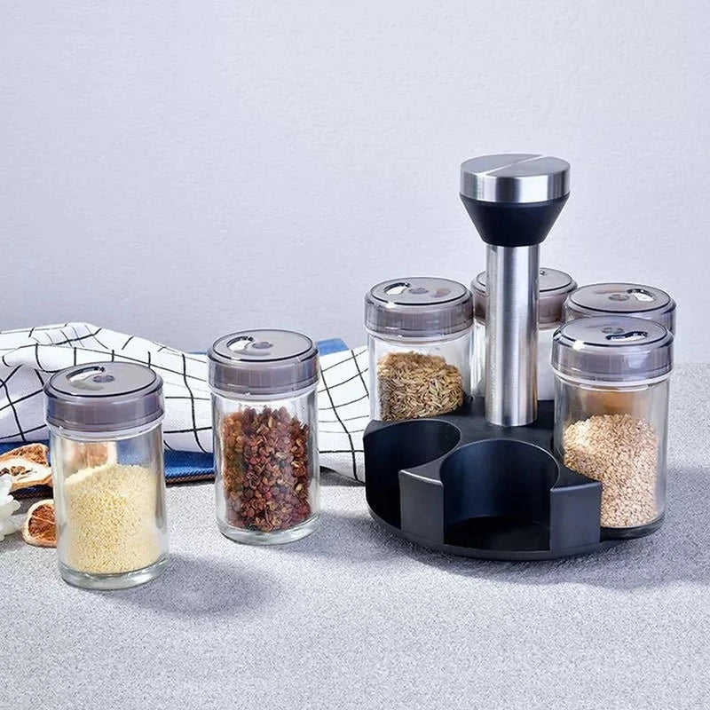 Condimentador Giratorio en Acero Inox OT-020 para Cocina