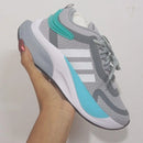 Adidas Bounce Gris Turquesa para Dama: Comodidad y Estilo
