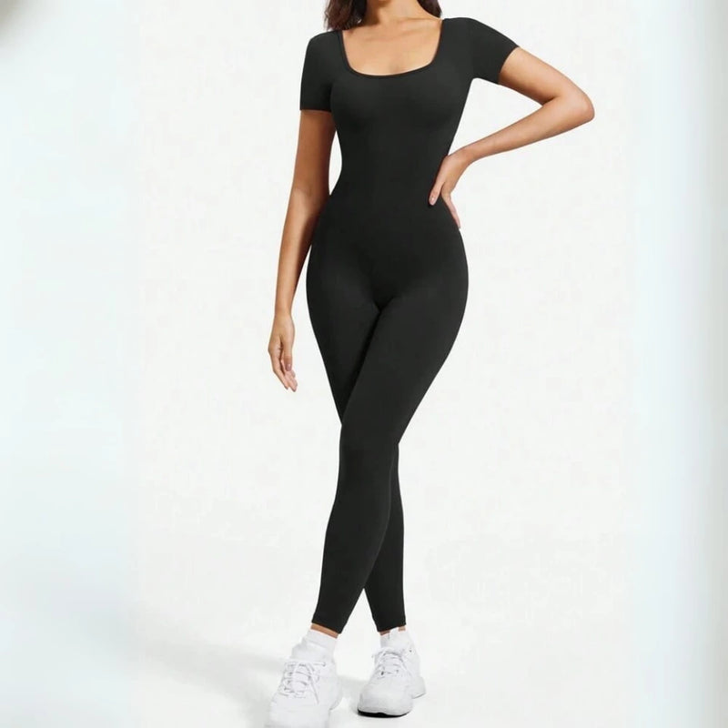 Enterizo Manga Corta Bota Tubo para Mujer - Estilo y Confort