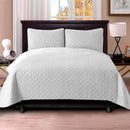 Colcha Bicolor Reversible en Microfibra Acolchada para Todas las Camas