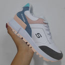 Zapatillas Skechers para Mujer en Blanco y Rosa, Estilo Urbano