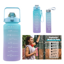 Trío Motivacional: Termos Botellas de Hidratación 2L, 1L y 330ml