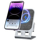 Cargador Inalámbrico de Aluminio 15W con Soporte Ajustable