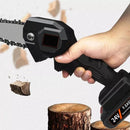 Motosierra Portátil Recargable de Mano 24V en Negro