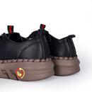 Mocasín OY en Beige y Negro - Elegancia Casual a tus Pies