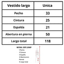 Vestido Largo Divina para Mujer con Abertura Elegante