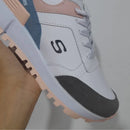 Zapatillas Skechers para Mujer en Blanco y Rosa, Estilo Urbano