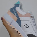 Zapatillas Skechers para Mujer en Blanco y Rosa, Estilo Urbano