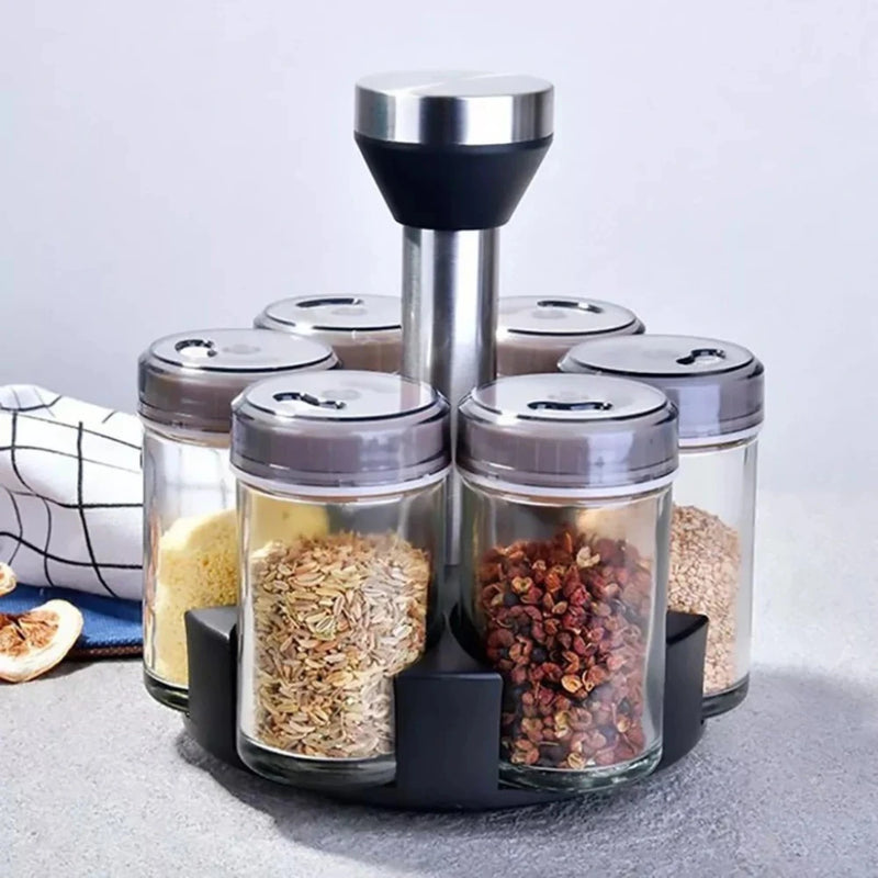 Condimentador Giratorio en Acero Inox OT-020 para Cocina
