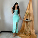 Vestido Largo Divina para Mujer con Abertura Elegante