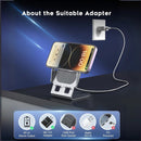 Cargador Inalámbrico de Aluminio 15W con Soporte Ajustable