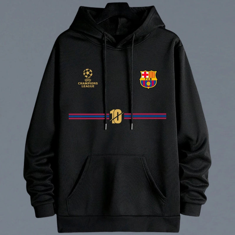 Buzo Unisex Barcelona con Logos Bordados y Diseño Exclusivo