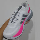 Tenis Adidas Bounce Blanco Rosa para Dama - Amortiguación Superior