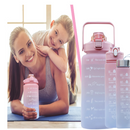 Trío Motivacional: Termos Botellas de Hidratación 2L, 1L y 330ml