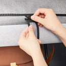 Closet Portátil Gris con Amplios Espacios en Tela y Plástico